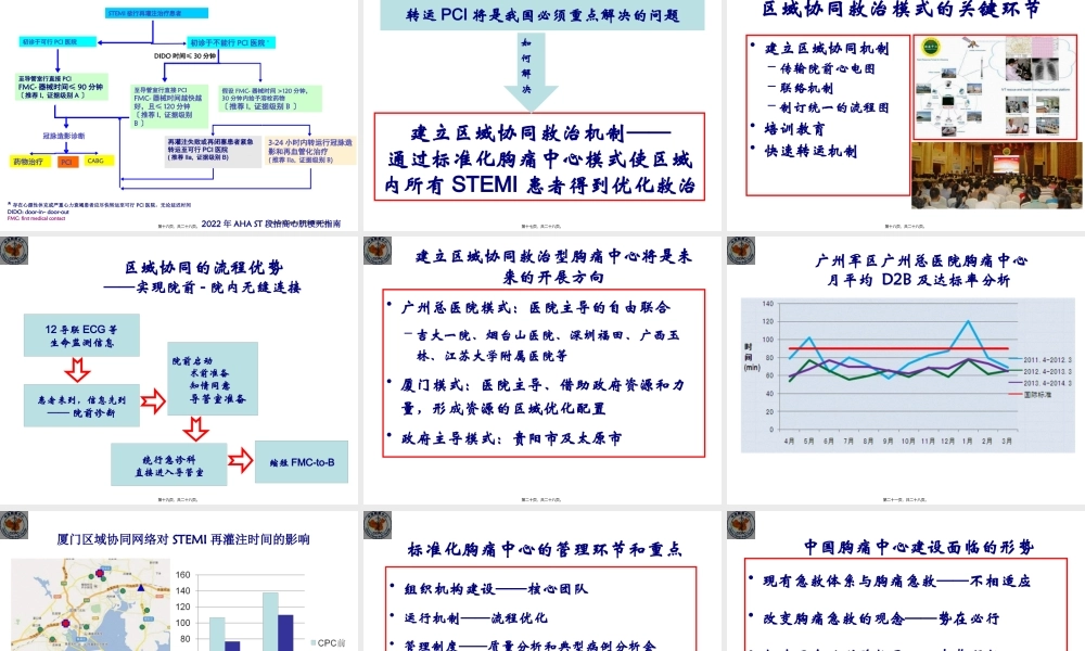 中国胸痛中心建设的现状与未来(PPT)精讲.pptx