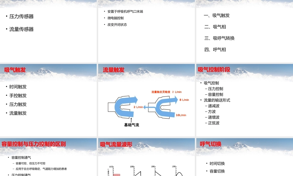 浅谈呼吸机工作原理.ppt