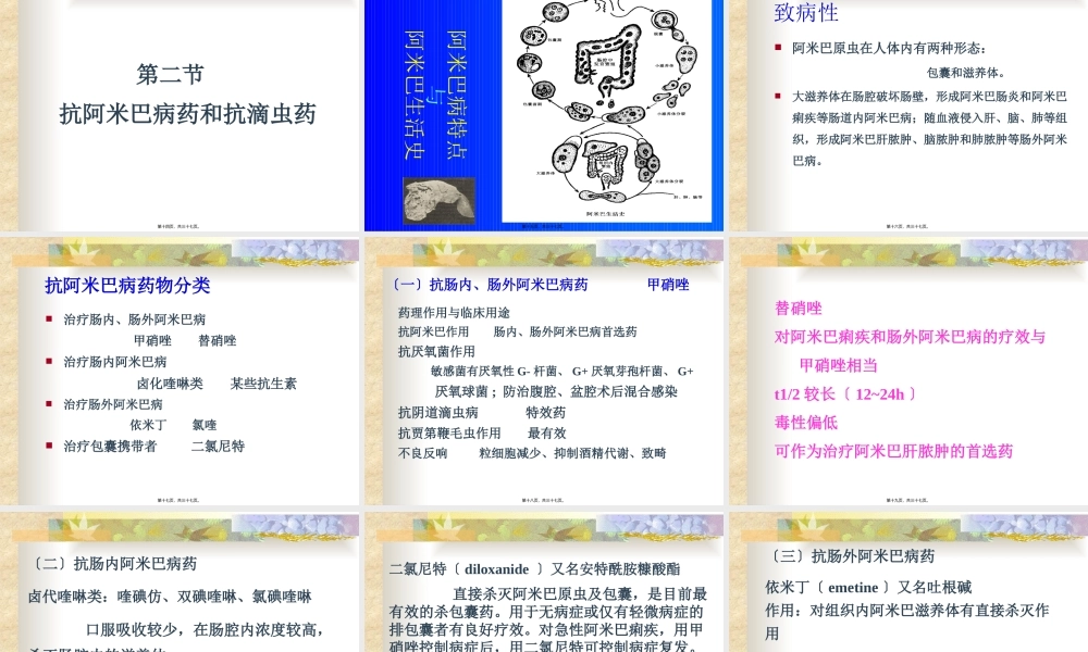 40.-第21章-抗寄生虫药完.pptx