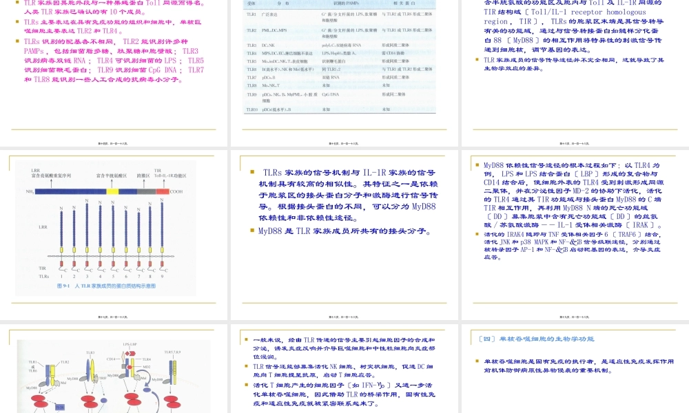 参与固有免疫应答的细胞.pptx