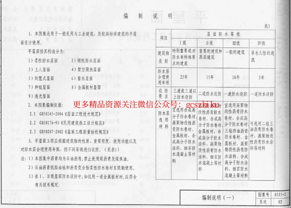05系列内蒙古建筑标准设计图集05J5-1平屋面p.pdf_第3页