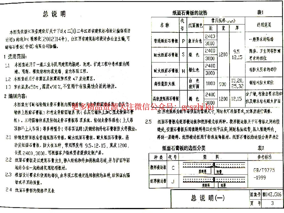 赣04ZJ506 轻钢龙骨石膏板隔墙及吊顶(一).pdf_第3页