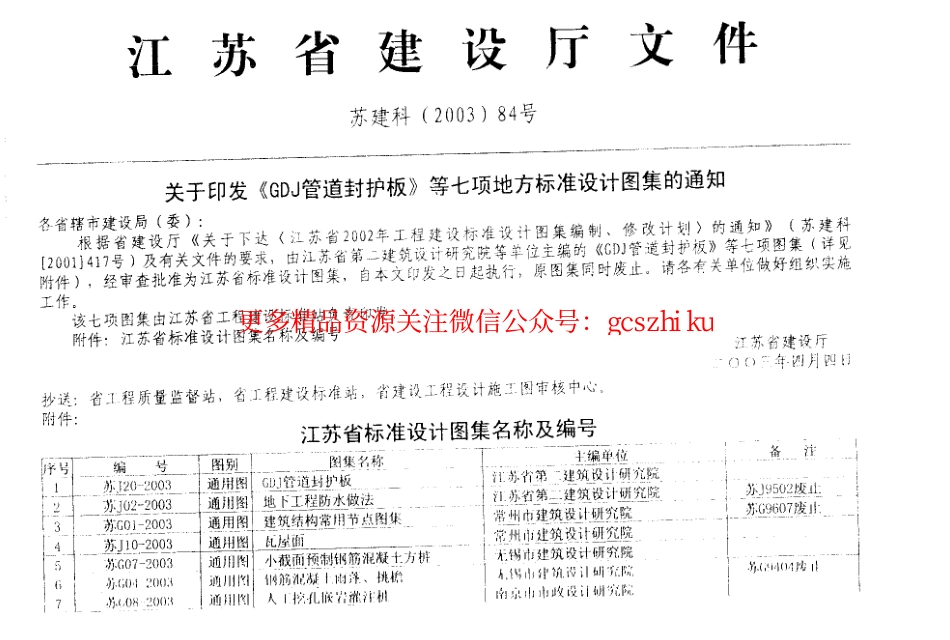 苏G01-2003(05系列江苏省工程建设标准设计图集).pdf_第3页