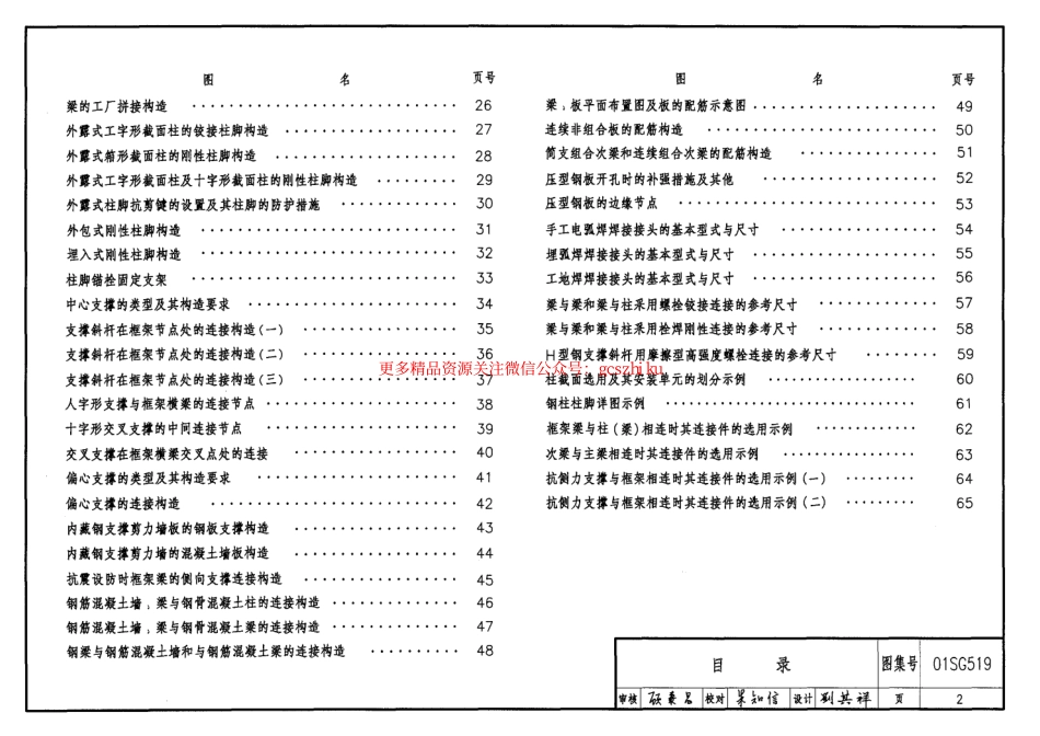 01SG519钢结构节点构造详图【含04年修改】.pdf_第2页