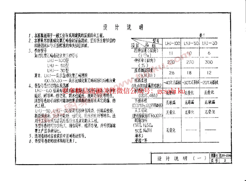 吉J91-236 氯磺化聚乙烯卷材屋面建筑构造.pdf_第3页
