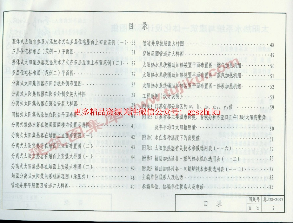苏J28-2007 太阳热水系统与建筑一体化设计标准图集.pdf_第3页