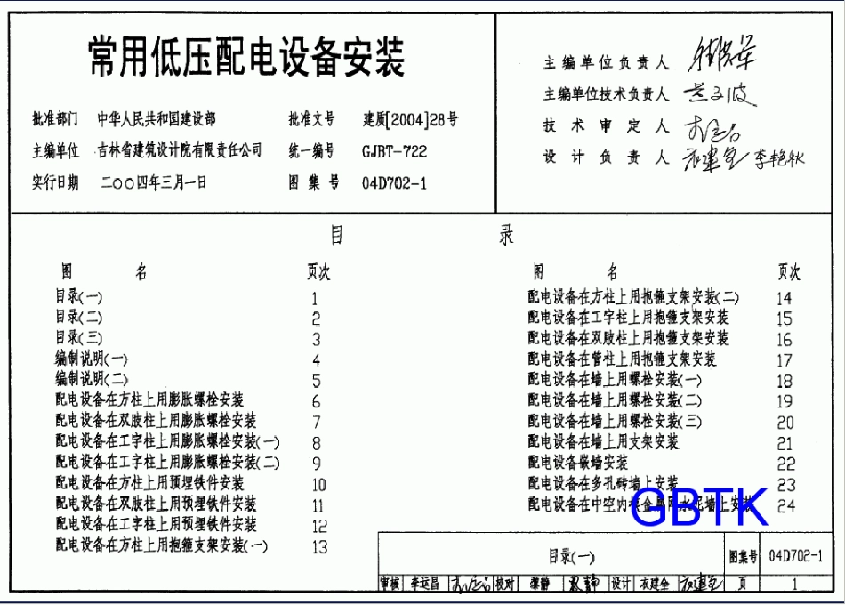 D702-1-2-3常用低压配电设备及灯具安装(2004).pdf_第1页