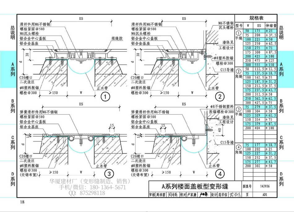 14j936变形缝建筑构造图集.pdf_第3页