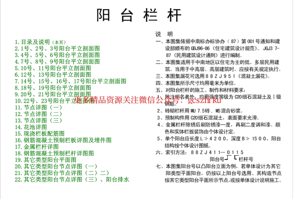 88ZJ411 阳台栏杆.pdf_第1页