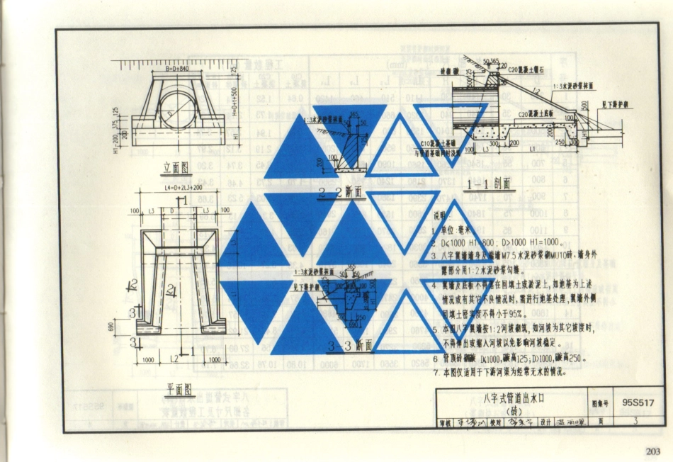 95(03)S517 排水管道出水口(含2003年局部修改版).pdf_第3页