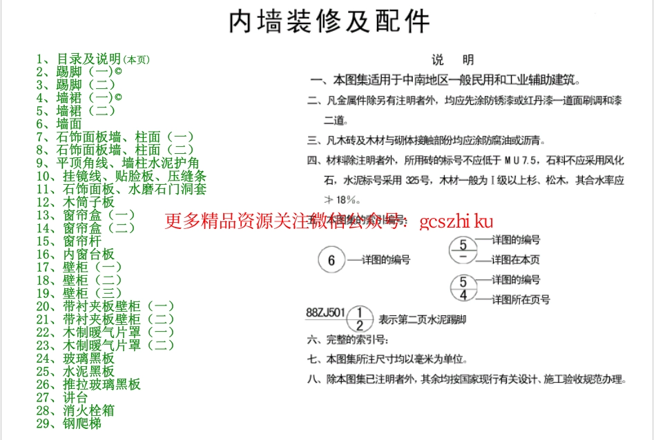 88ZJ501 内墙装修及配件.pdf_第1页
