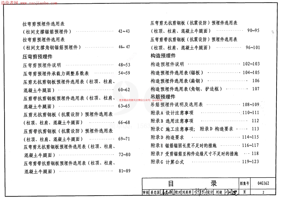 04G362钢筋混凝土结构预埋件图集.pdf_第2页