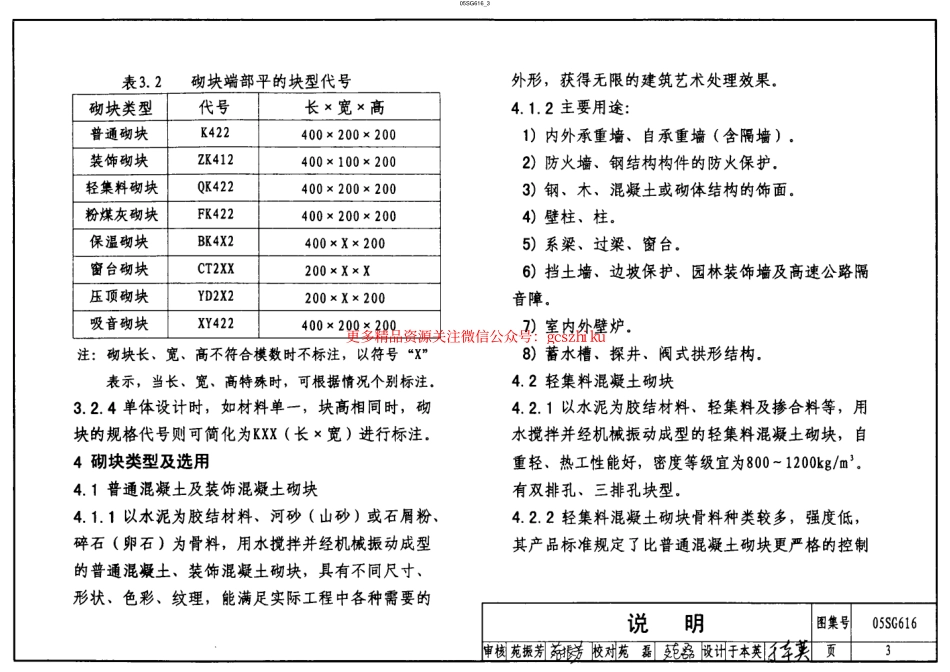 05SG616(混凝土砌块系列块型).pdf_第3页
