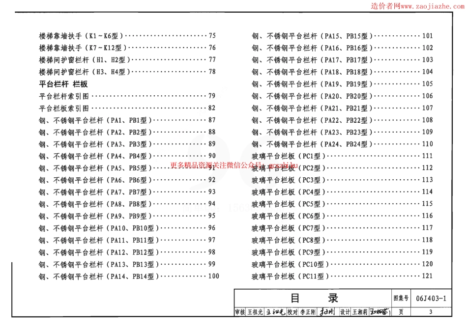 06J403-1楼梯、栏杆、栏板图集.pdf_第3页