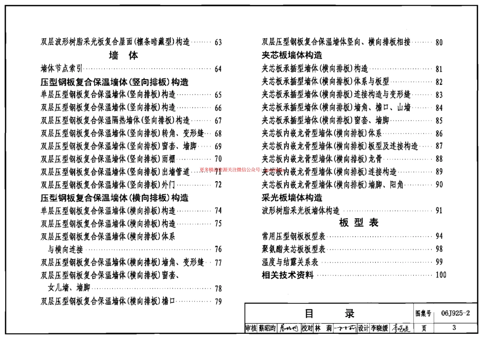 06J925-2 压型钢板、夹芯板屋面及墙体建筑构造(二).pdf_第3页