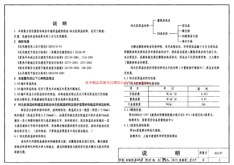 06CJ07 改性膨胀珍珠岩外墙保温建筑构造-XR无机保温材料.pdf_第2页