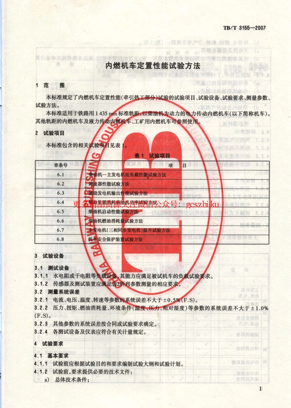 TBT3155-2007 内燃机车定置性能试验方法.pdf_第3页