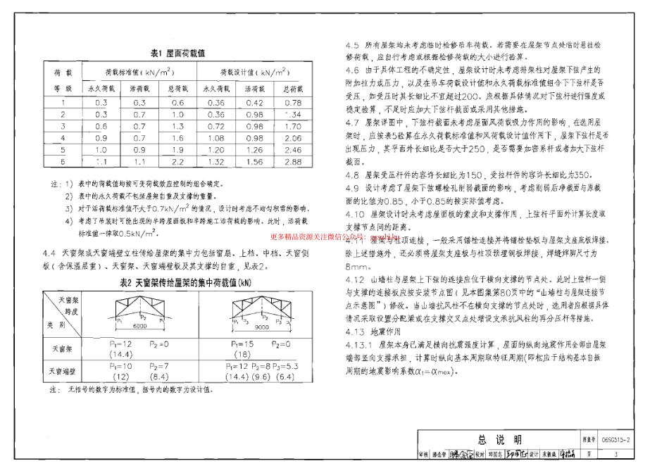 06SG515-2 轻型屋面梯形钢屋架(剖分T型钢).pdf_第3页