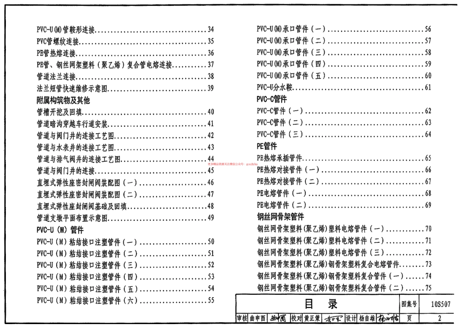 10S507 建筑小区埋地塑料给水管道施工.pdf_第2页