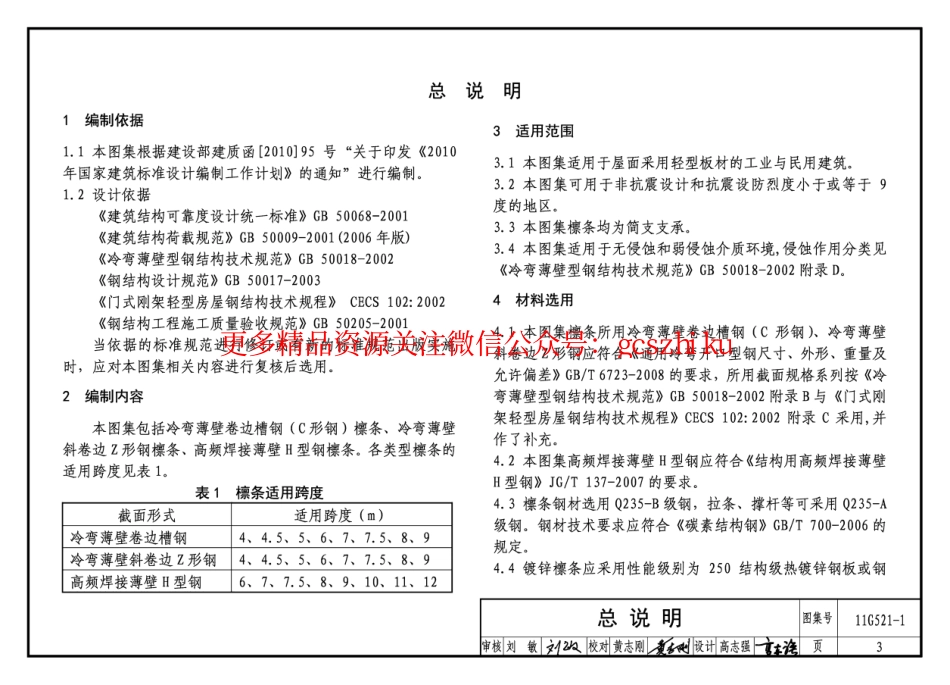 11G521-1 钢檩条.pdf_第3页