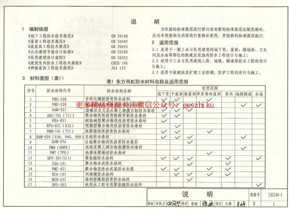 13CJ40-1建筑防水系统构造图集一.pdf_第3页