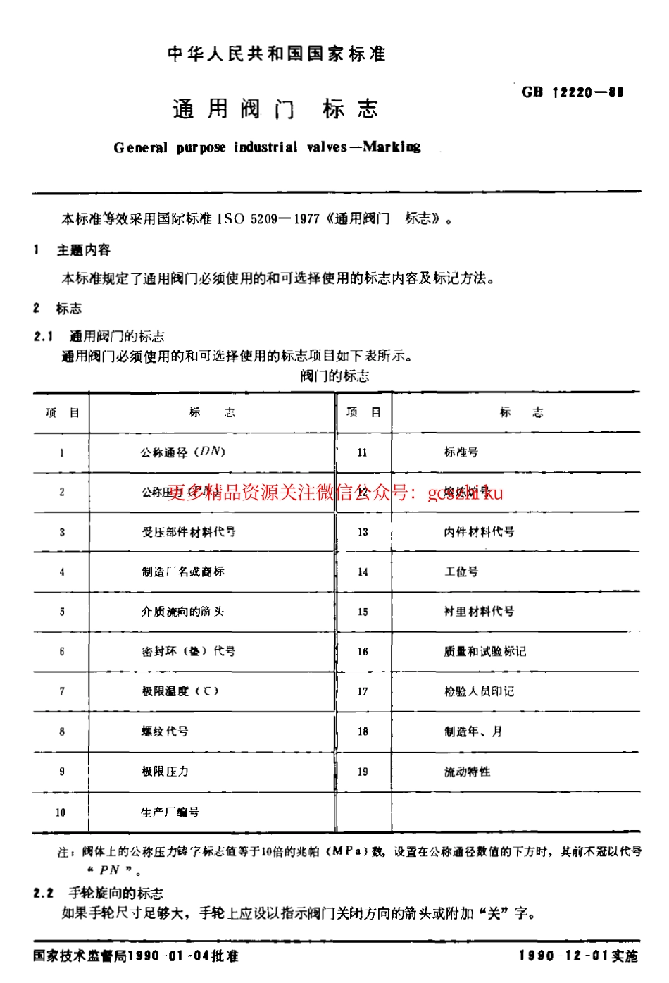 GB12220-1989 通用阀门标志.pdf_第1页