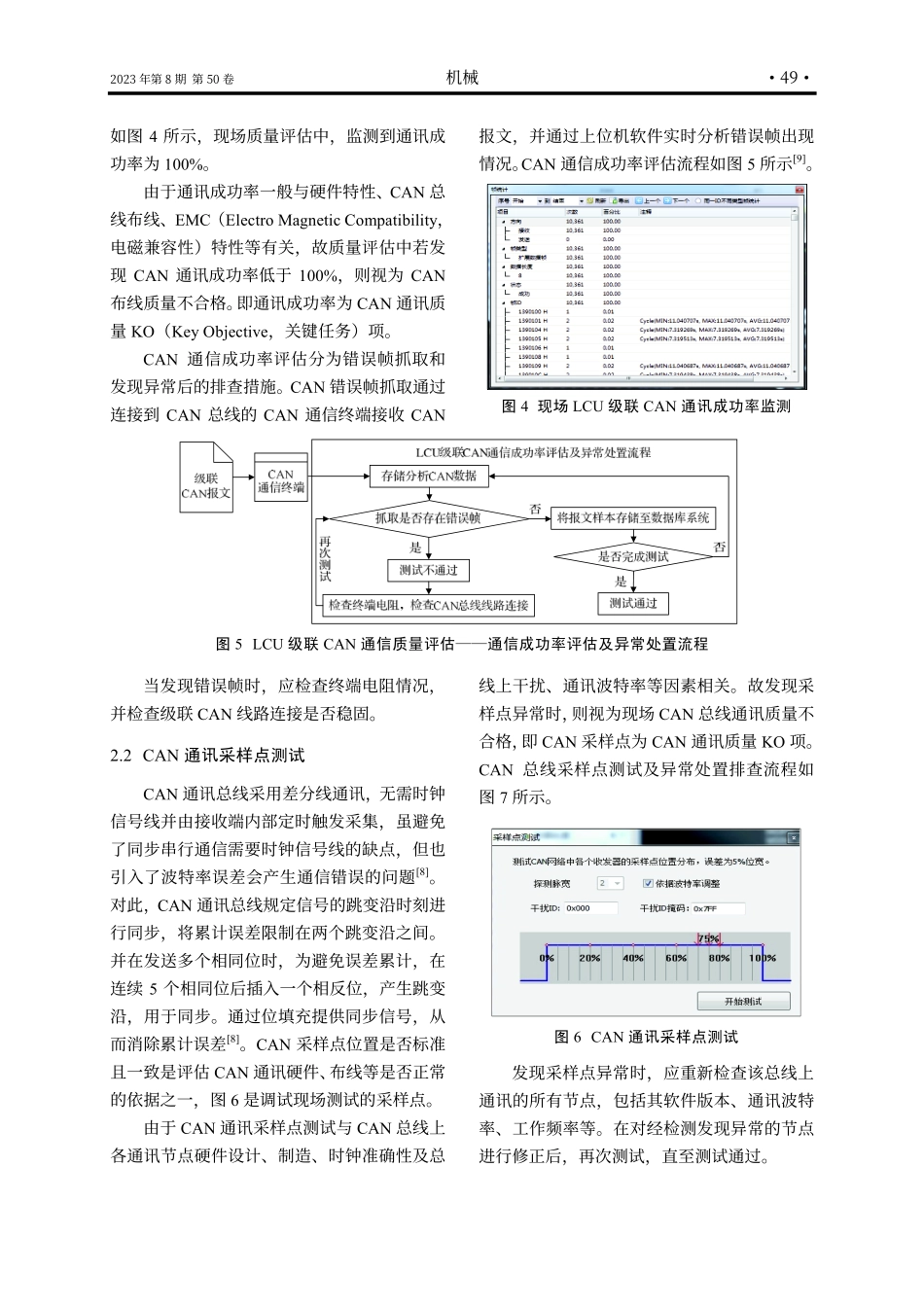 城轨列车LCU应用现场CAN总线通讯质量评估技术研究.pdf_第3页