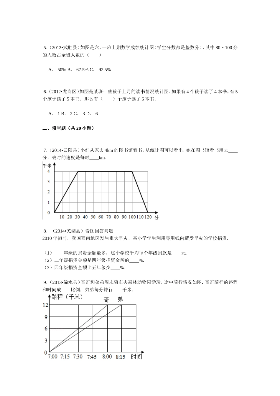 【精品】小升初数学攻克难点真题解析-统计与概率全国通用.doc_第2页