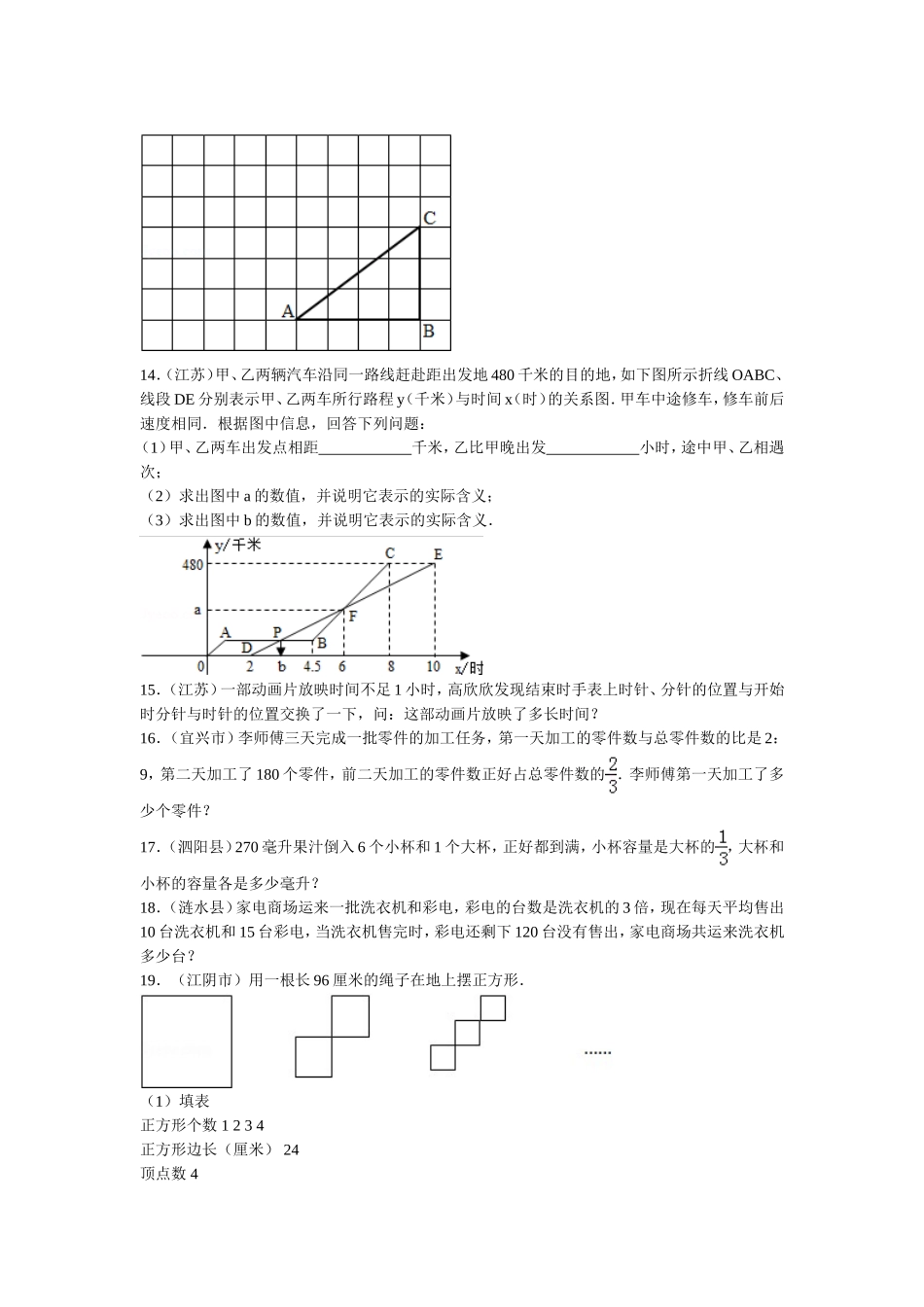 【精品】小升初数学试题精粹100例及解析江苏省.doc_第3页