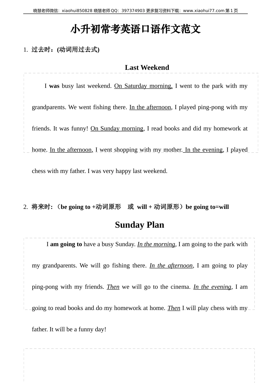 小升初常考英语作文.docx_第1页