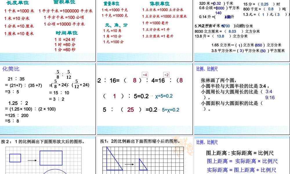 小学数学小升初总复习.ppt