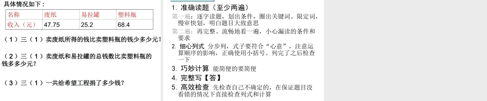 四五六年级·小升初计算题专题复习(四则运算+小数加减法).ppt