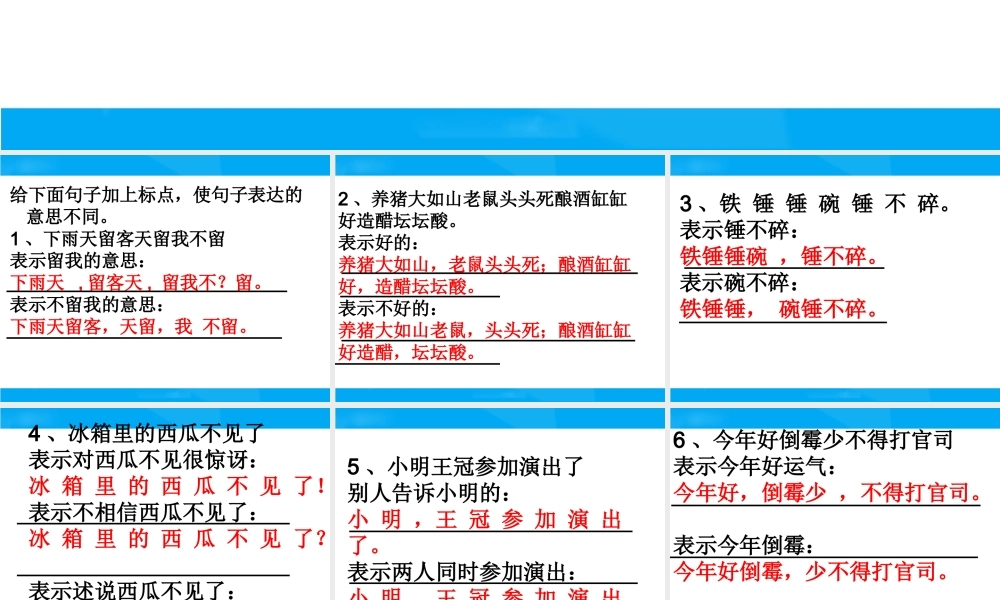 【小升初】语文总复习课件 - 句子.ppt