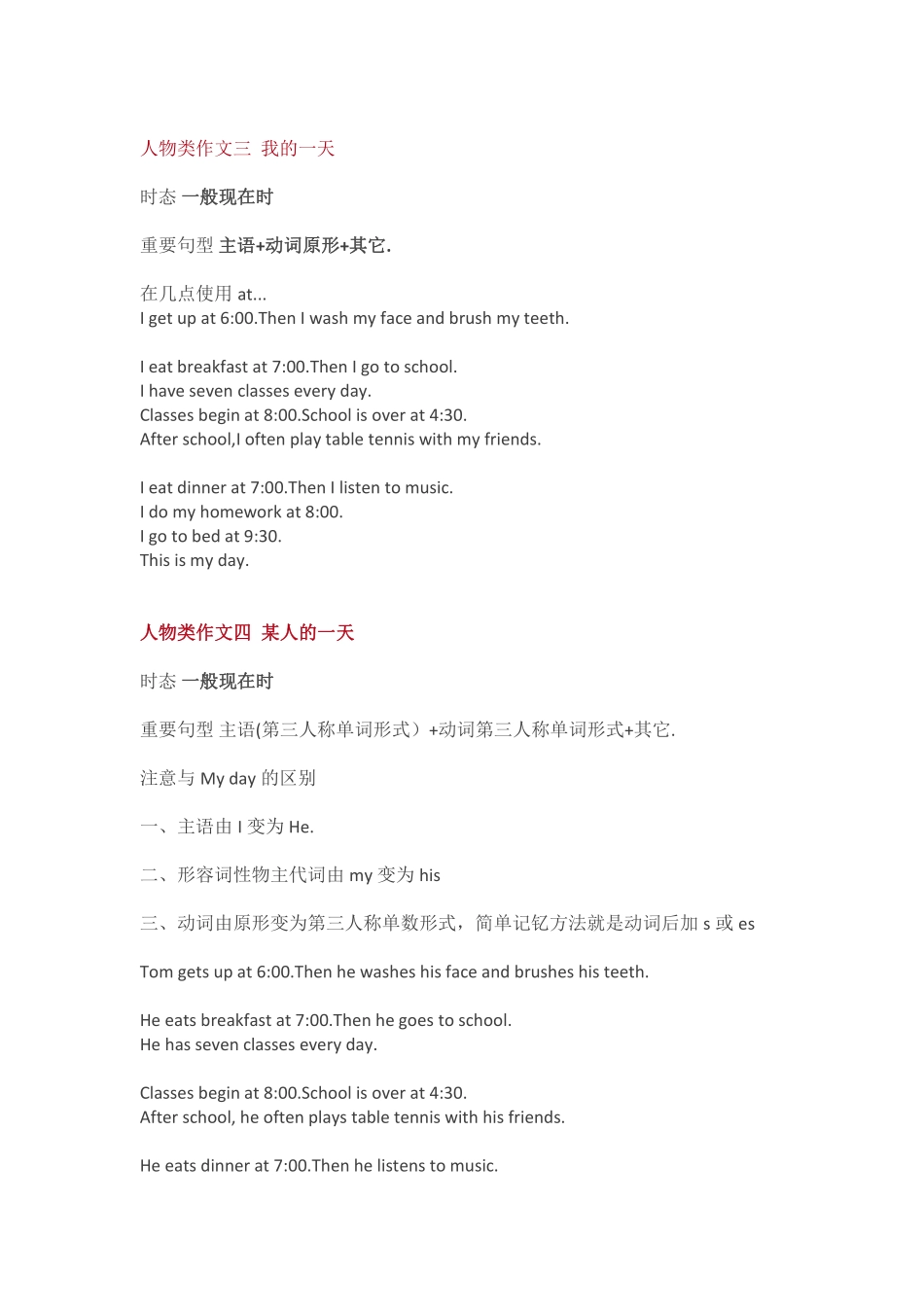 小升初考试专项：小学英语1-6年级各类作文汇总.pdf_第3页