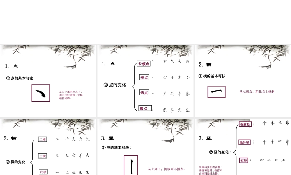 一年级下册硬笔书法培训教程134页(最全).ppt