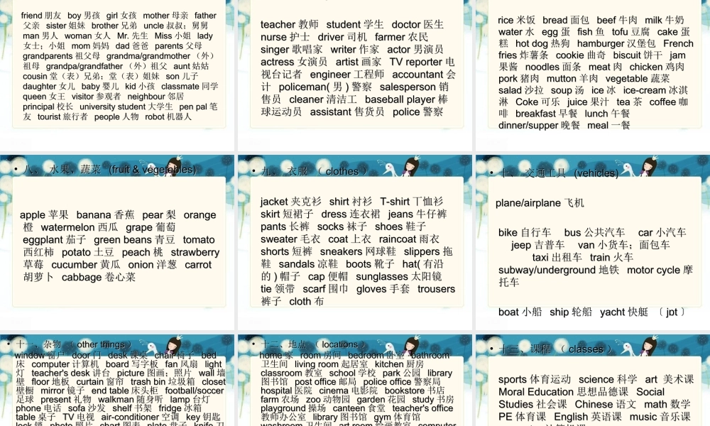 小升初英语总复习课件.ppt