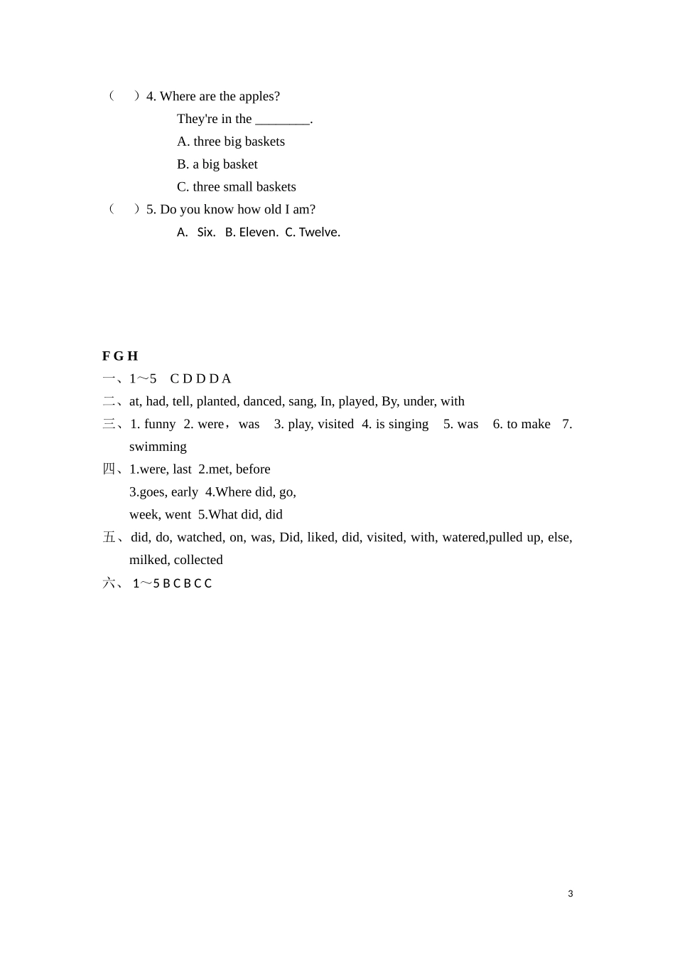 六年级上英语课课练-Unit5On the farm Period 4-译林版（三起）.doc_第3页