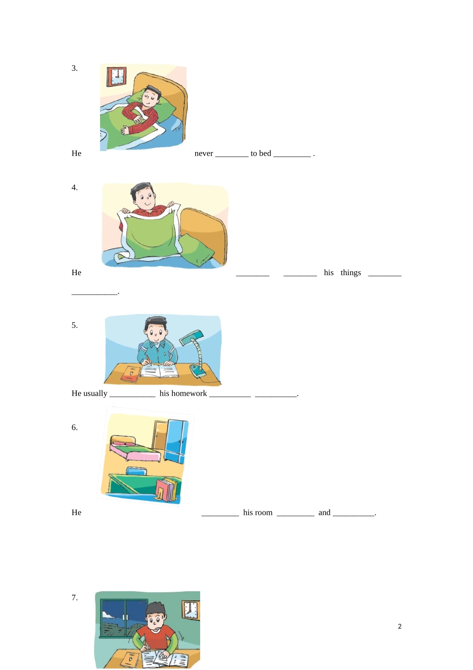【精品】Unit2 Grammar time（练习及解析）-译林版（三起）-六年级英语下册.doc_第2页