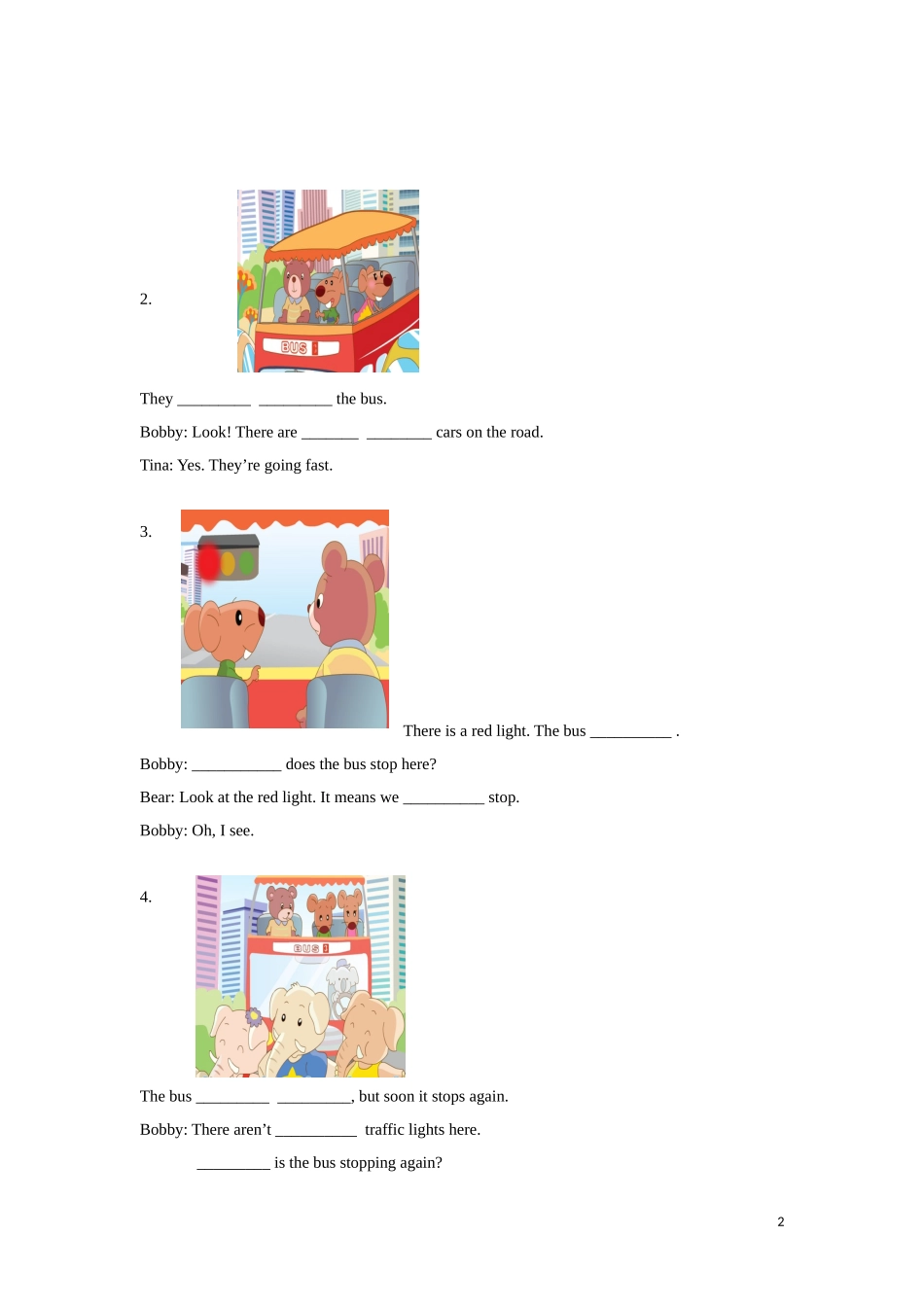 【精品】Unit4 Cartoon time（练习及解析）-译林版（三起）-六年级英语下册.doc_第2页