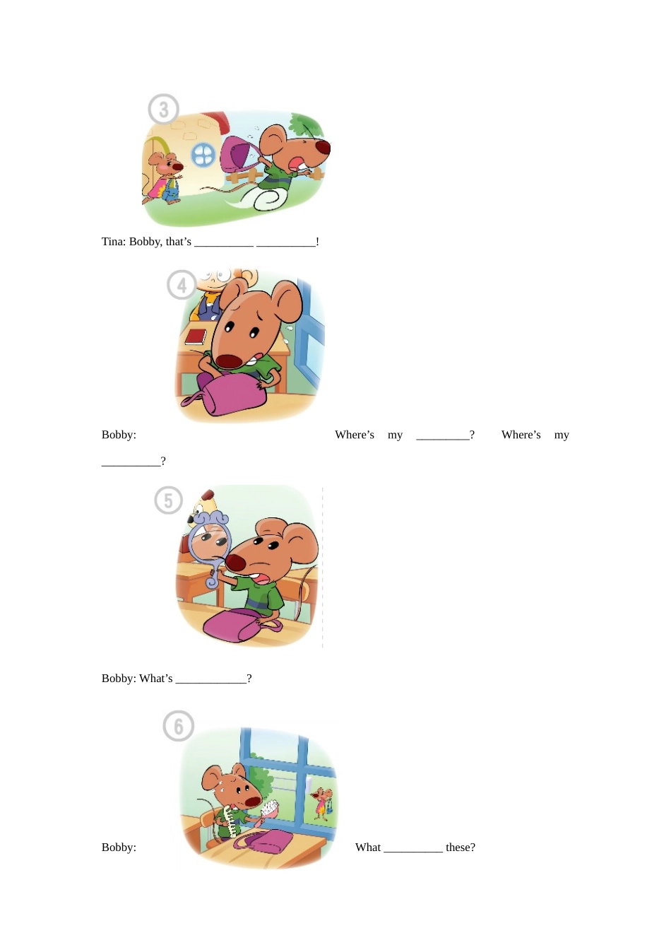 【精品】Unit6 Fun time & Cartoon time(练习及解析)译林版(三起)-三年级英语下.doc_第2页