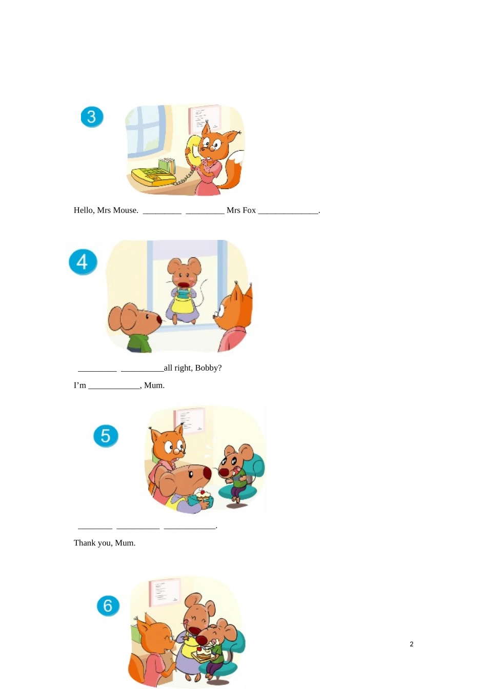 【精品】Unit7 Fun time & Cartoon time（练习及解析）-译林版（三起）-四年级英语下.doc_第2页