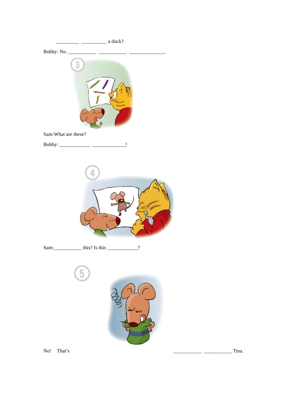 【精品】Unit7 Fun time & Cartoon time(练习及解析)译林版(三起)-三年级英语下.doc_第2页