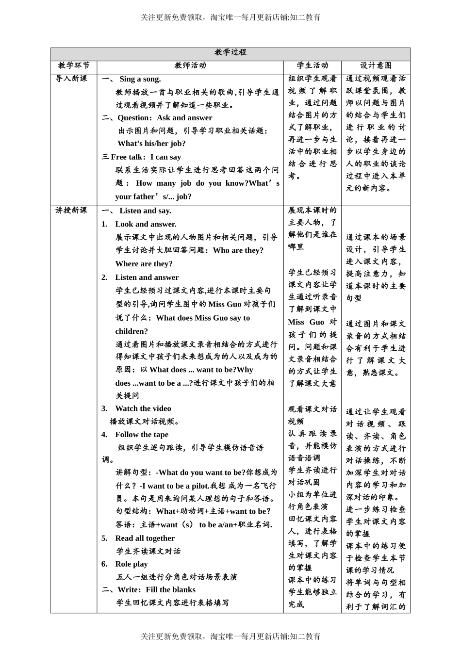Unit1 My future 第一课时同步教案.doc_第2页