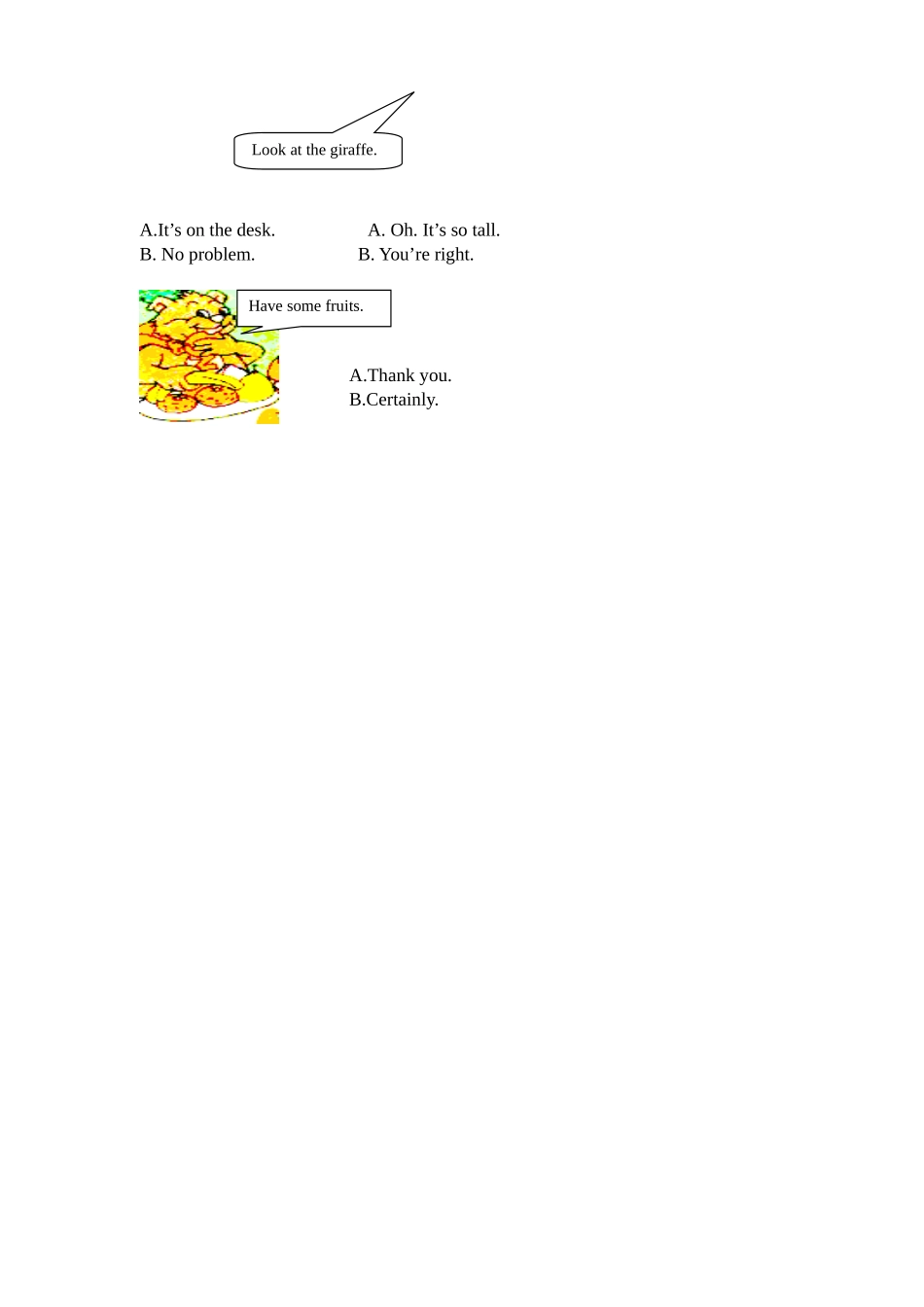（译林版）三年级英语下册 单元练习题.doc_第2页
