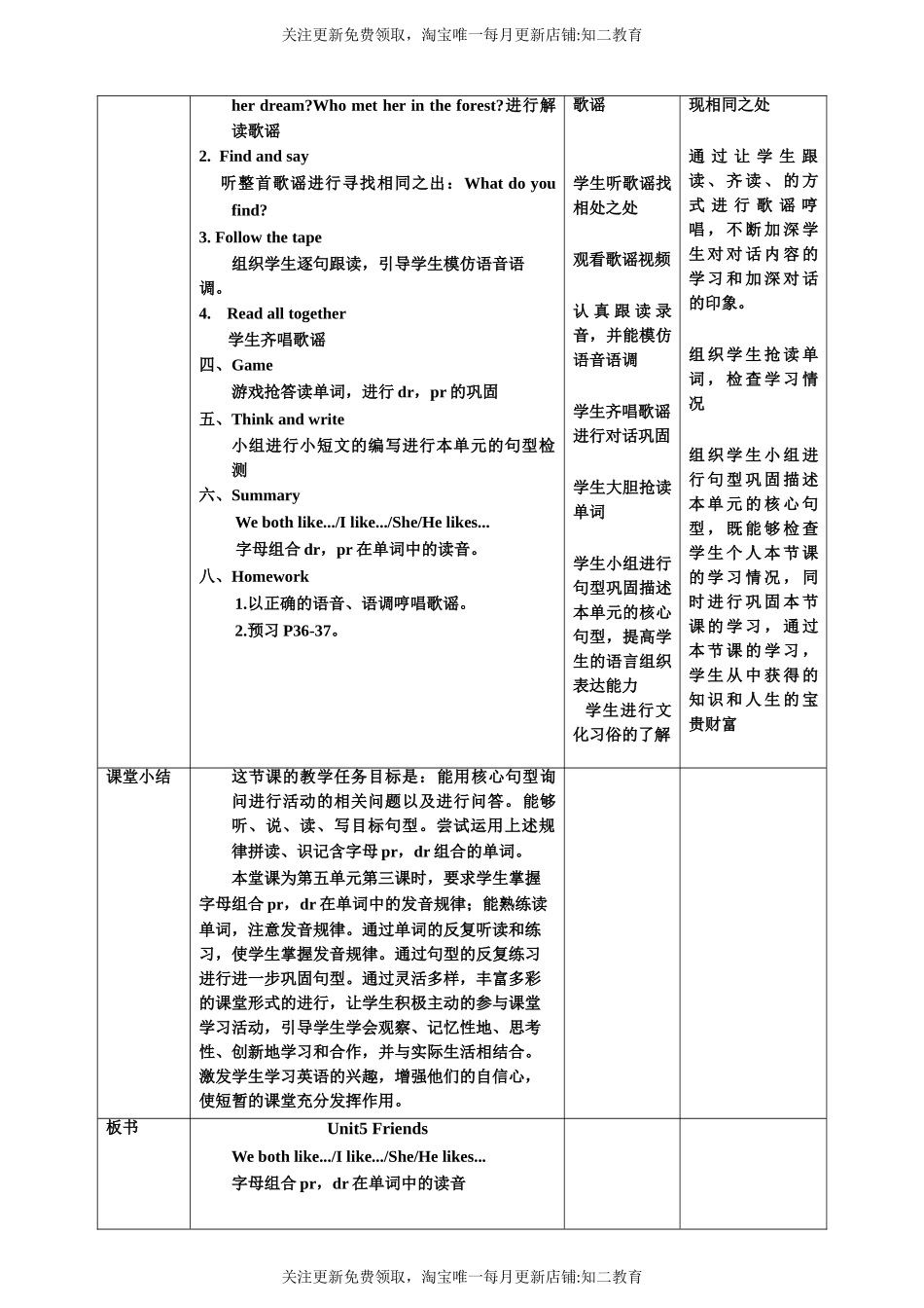 【核心素养目标】Unit5 Friends 第三课时同步教案.doc_第3页