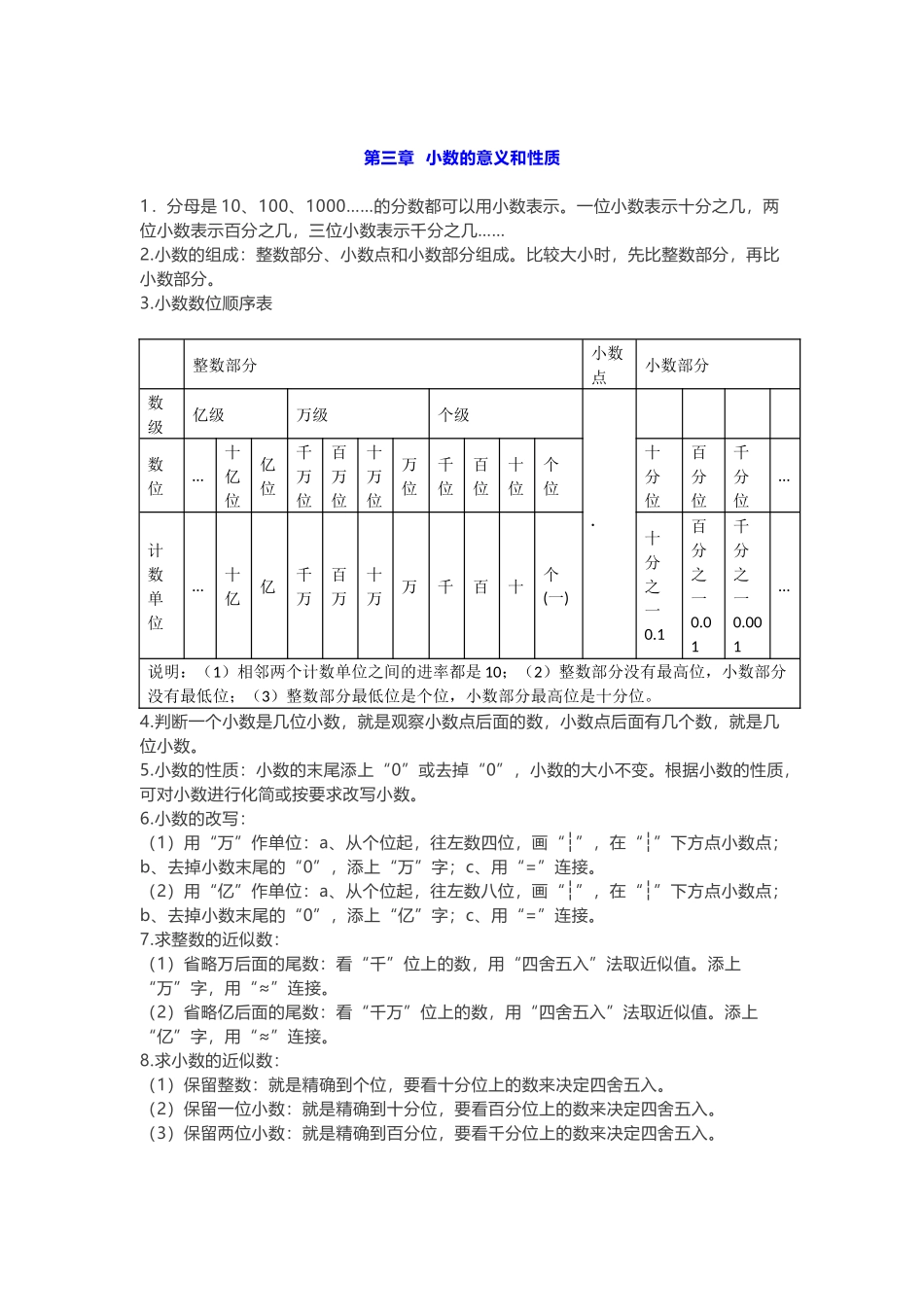 苏教版数学 五年级 上册 知识点.docx_第3页