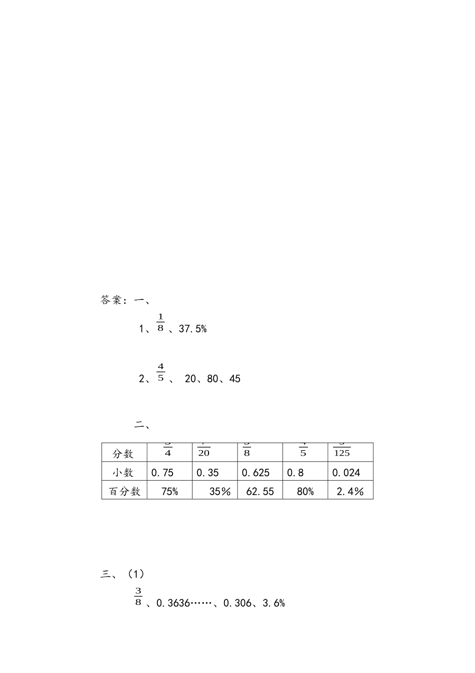 7.2 小数、分数和百分数的互化.docx_第2页
