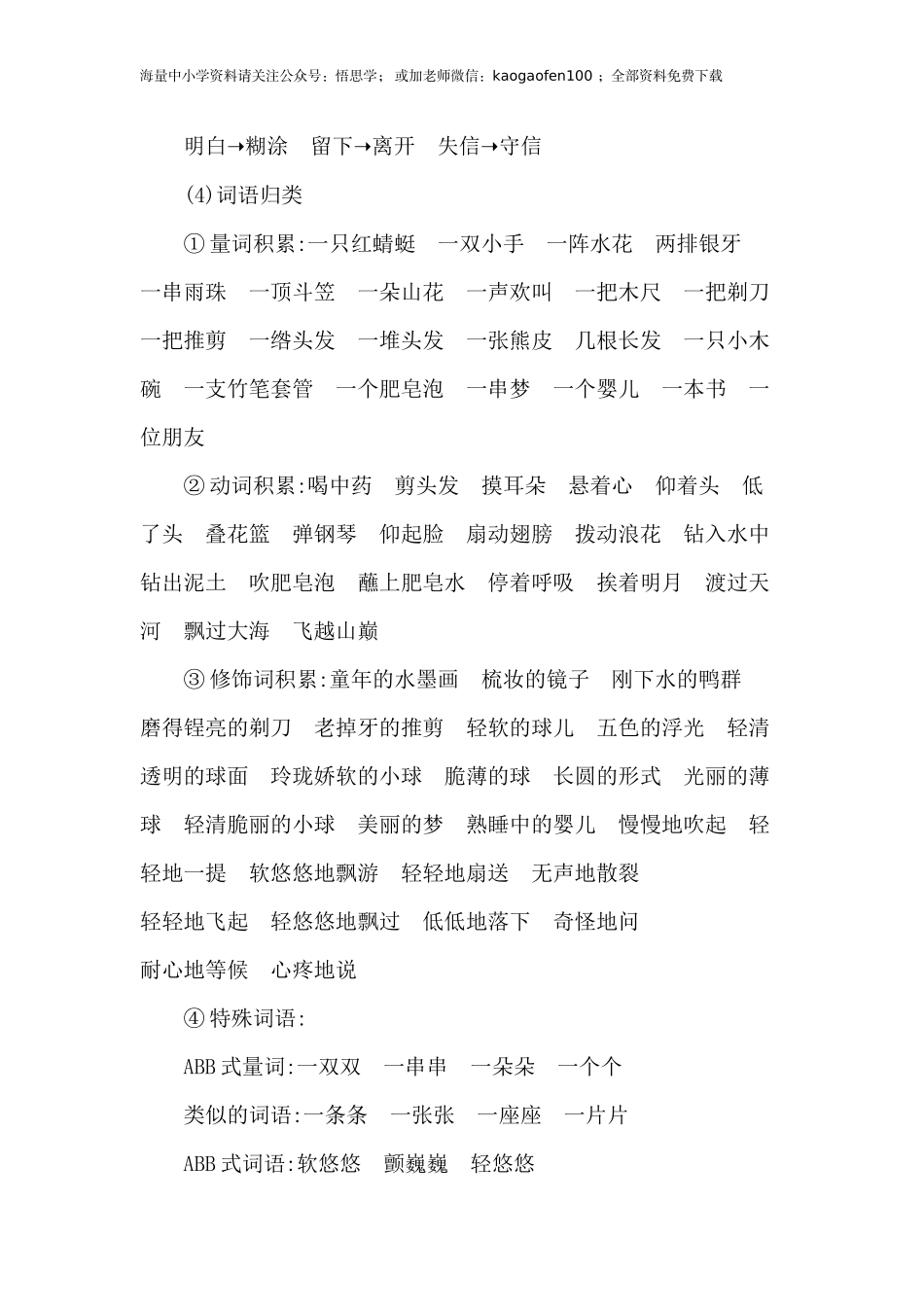 小学三年级下册-部编版语文：第六单元重点汇总.docx_第3页