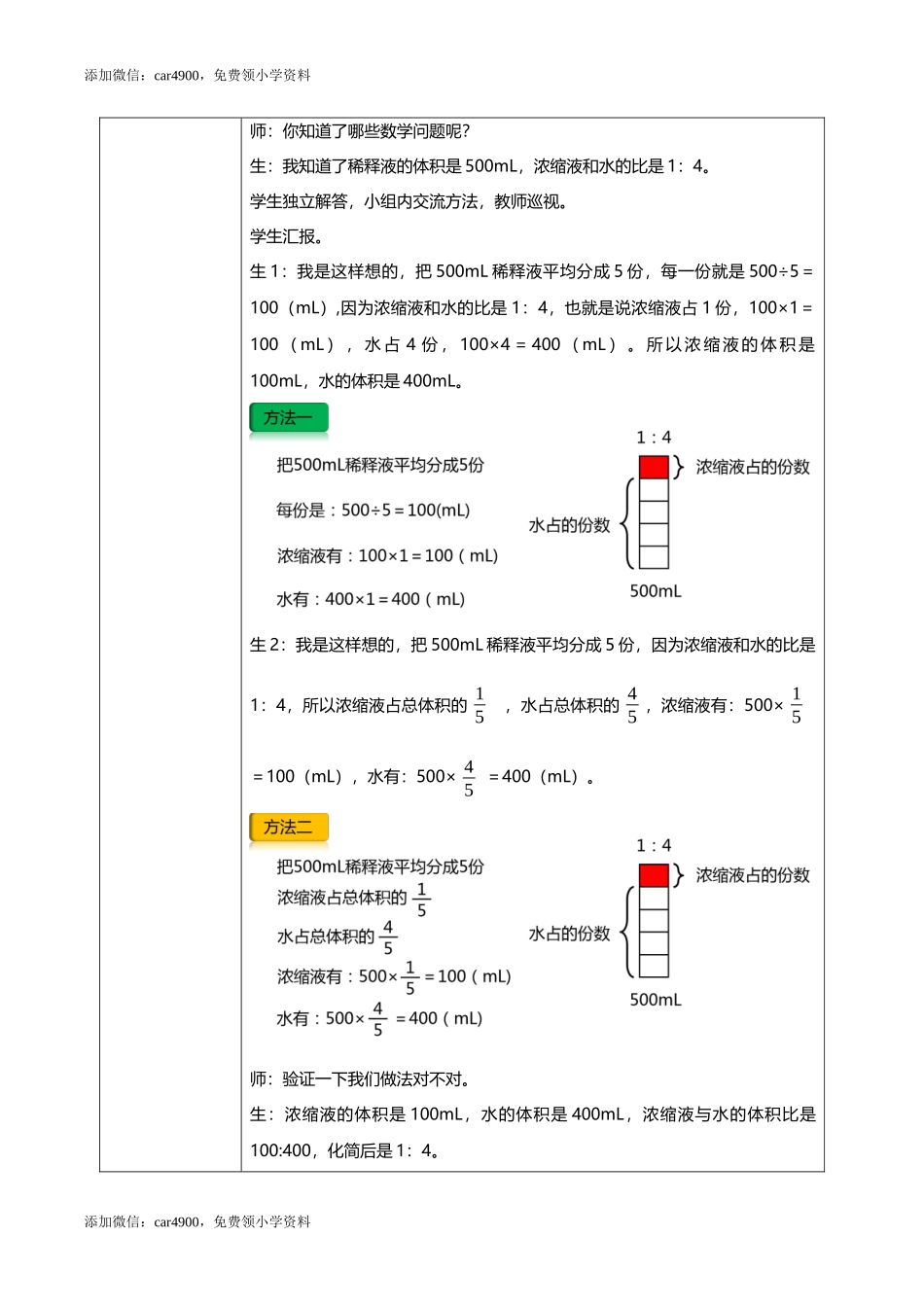 人教版小学数学六年级上册4.3《比的应用》教学设计.docx_第3页