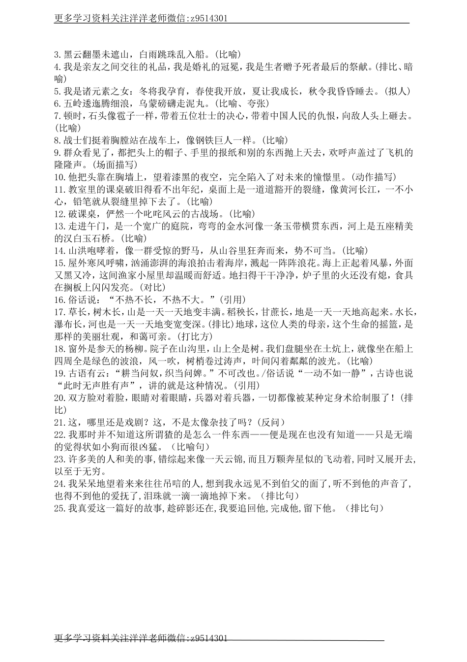 六（上） 语文修辞手法总结.doc_第2页